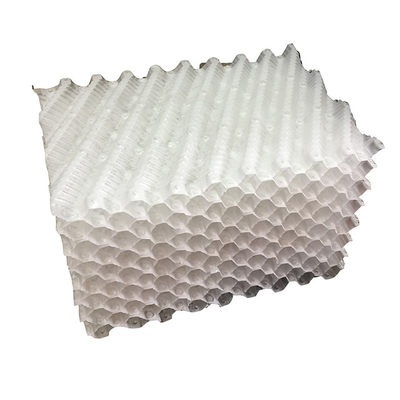 Torre de refrigeração PVC de preenchimento de folha de contra-fluxo de preenchimento 610mm torre de refrigeração de arquivamento de pacote