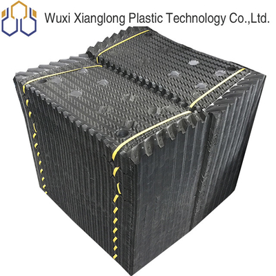 Eliminador material pleno da tração do PVC dos meios do fluxo transversal de torre refrigerando de distribuição de água quente