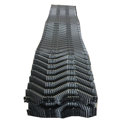Suficiência azul preta 500mm do favo de mel do bloco da suficiência da torre refrigerando do PVC 0.32-0.6mm