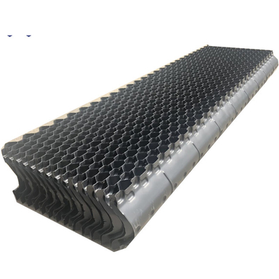 Módulo da suficiência do eliminador da tração do PVC da onda do fluxo transversal para a torre refrigerando