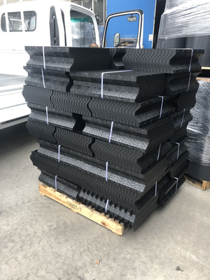 Equipamento refrigerando evaporativo dos eliminadores 170mm da tração do PVC da gota