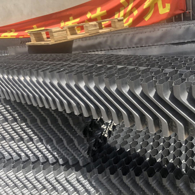 SUFICIÊNCIA do PVC do eliminador da tração do PVC da onda do fluxo transversal para a torre refrigerando