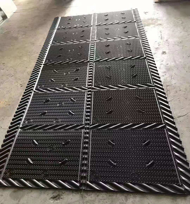 Enchimento pleno preto 810mm do PVC do pacote da torre refrigerando de torre refrigerando